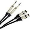 Image de Câble Bretelle XLR Femelle 3b - Jack Mâle Mono 0.60m Elite