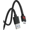 Image de Câble USB A/USB C 1m - 3A Noir