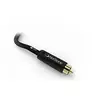 Image de Arran RCA sub 200 Câble coaxial spécifique pour connexions subwoofer, Noir