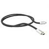 Image de JURA - Câble HDMI - 0.2 mm² - HDMI mâle pour HDMI mâle - 80 cm - triple blindage - noir, blanc - support 4K