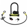 Image de Antivol velo homologue u u roc 80x245 mm (diam 14 mm) sans support avec cable 1 m (diam 12 mm)
