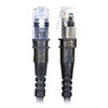 Image de ThinPATCH - Cordon de raccordement - RJ-45 (M) pour RJ-45 (M) - 3.1 m - 3.8 mm - UTP - CAT 6a - IEEE 802.3at - moulé, bloqué - noir