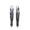 Image de ThinPATCH - Cordon de raccordement - RJ-45 (M) pour RJ-45 (M) - 1.5 m - 4.9 mm - FTP - CAT 6a - IEEE 802.3at - démarré, sans halogène - noir