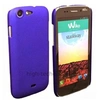 Image de Housse etui coque rigide pour Wiko Stairway + film ecran - BLEU RIGIDE -