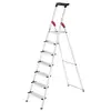 Image de Escabeau securise pliable en aluminium 7 marches extra larges ProfiStep XXL