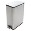 Image de Poubelle de cuisine tri selectif 2 bacs a pedale 40L (20+20) Profil