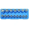 Image de bgs douilles 12 pans de carre 1/2 de jeu de 8 a 24 mm -