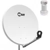 Image de Pack Parabole satellite acier 80cm + LNB Single idéal Astra Eutelsat