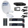 Image de pack parabole satellite automatique 72cm twin 2x récepteurs tntsat hd positionneur