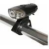 Image de Eclairage velo usb avant sur cintre 300 lumens noir-gris 2 intensites 100%-50% fixation cintre ou casque