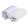 Image de doux nid lot 1 alese + 1 drap housse - 70 x 140 cm - blanc