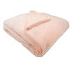 Image de Couverture snow doublée microdoux - 75 x 100 cm - Lait fraise