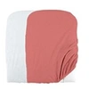 Image de Lot 2 Housses De Matelas A Langer 50 X 75 Cm Eponge Polycoton Blanc/Terracotta