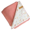 Image de Couverture Happy - Microfibre 100% Polyester - Blanc/Corail/Jaune - 75 x 100 cm