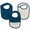 Image de Lot x3 bavoirs - - 0-6 mois - Gaze de coton - Indigo
