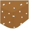 Image de Drap housse marron 60x120 cm jersey -
