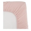 Image de drap housse lange - - 70x140 cm - vieux rose - gaze de coton