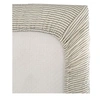 Image de drap housse lange - - 70x140 cm - rayures - gaze de coton