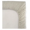 Image de Drap housse lange - - 60x120 cm - Rayures - Gaze de coton