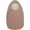 Image de Nid d'ange réversible uni / motif Safari Rose Blush 0-3 mois