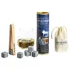 Image de Coffret de 6 glaçons en granit bleu de Bretagne - On The Rocks - Bleu - Pierre Reconstituée