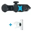 Image de Support Tablette Voiture Appui-tête, Support Téléphone Voiture, Universel, 100% Orientable, Fixation Mécanique - Noir
