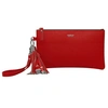 Image de POCHETTE ZIPPéE ROUGE AVEC CBLE USB/MICRO USB INTéGRé