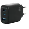 Image de Chargeur Secteur 65W GaN 2 USB-C & 1 USB-A, Adaptateur Quick Charge Mural Rapide pour PC, Tablette & Smartphone