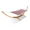 Image de Hamac avec auvent sur support 3,15 m en bois chocolat LAGOA