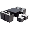 Image de Salon de jardin resine aluminium 10 pieces 8 personnes