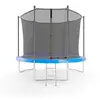 Image de Trampoline de jardin ø 305 cm- 10FT- Filet intérieur, Matelas de protection et Echelle - Bleu