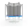 Image de Trampoline de jardin ø244 cm- 8FT- Filet intérieur, Matelas de protection et Echelle - Bleu