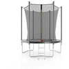 Image de Trampoline de jardin ø185 cm / 6FT avec Filet intérieur, Matelas de protection et Echelle - Noir