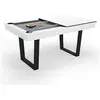 Image de Billard Américain Convertible en Table à manger 4/6 personnes 185 x 104 x 82 Cm - Horizon