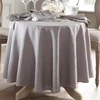 Image de Becquet Nappe de table en polyester gris plomb effet froissé - FONTANA 150 x 200 cm