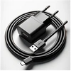 Image de Chargeur secteur et câble USB charge et synchronisation pour liseuse Kobo Libra - 100 cm -