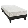 Image de - Ensemble EUPRAXIE 90x190 cm - Matelas Mémoire de forme + Sommier Bois