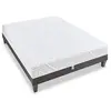 Image de - Ensemble EUPRAXIE 140x190 cm - Matelas Mémoire de forme + Sommier Bois