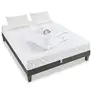 Image de - Pack Prêt à dormir EUPRAXIE 140x190 cm - Matelas Mémoire de forme + Sommier + Accessoires