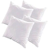 Image de Olympe - Lot de 4 oreillers natura - duvet & plumes - mi-fermes - 65 x 65 cm