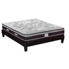 Image de - Ensemble DIVIN 140x200 cm - Matelas Ressorts ensachés + Sommier Bois