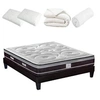 Image de - Pack Prêt à dormir DIVIN 180x200 cm - Matelas Ressorts ensachés + Sommier + Accessoires