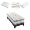 Image de - Pack Prêt à dormir ROYAL 5* 90x190 cm - Matelas Mémoire de forme + Sommier + Accessoires