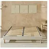 Image de - Sommier à lattes en bois LINO 140x200 cm - Coloris Beige - Livré en kit