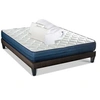 Image de LITERIE - Pack Prêt à dormir QUINCONCES 180x200 cm - Matelas Mémoire de forme + Sommier + Accessoires