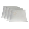 Image de Olympe - Lot de 4 oreillers bio - mousse à mémoire de forme - moelleux - 60 x 60 cm