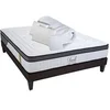 Image de LITERIE - Pack Prêt à dormir TIVOLI 140x200 cm - Matelas Mémoire de forme + Sommier + Accessoires