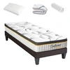 Image de LITERIE - Pack Prêt à dormir BELLECOUR 3.0 90x190 cm - Matelas Ressorts ensachés + Sommier + Accessoires