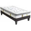 Image de LITERIE - Ensemble REINA 2.0 90x190 cm - Matelas Ressorts ensachés + Sommier Bois