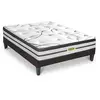 Image de Ensemble sommier tissu et Matelas CONCORDE Ressorts - 26 cm d'épaisseur - Accueil équilibré, soutien ferme
